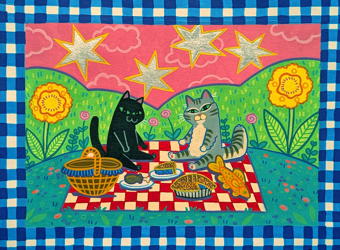 August 2026/Picnic | 2025 [Paint marker]