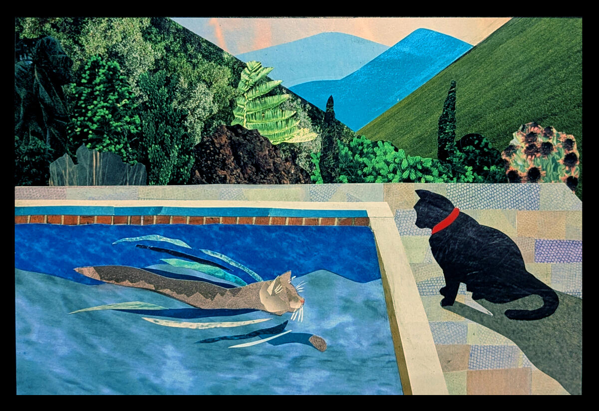 June 2026/Portrait of an Artist's Cats | 2025 [Collage]