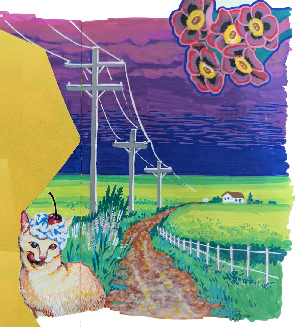Fantasy | 2026 [Paint marker, craft paper]